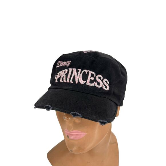 Disney Resort Princess Pink Embroidered Rhinestone Cinderella Carriage Hat Cap - Picture 1 of 5